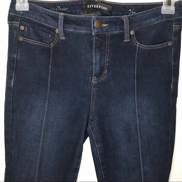 ❌SOLD❌ LIVERPOOL Penny Seamed Ankle Skinny Jeans - Picture 5 of 6